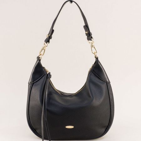 Стилна дамска чанта на  David Jones в черен цвят cm6743ch