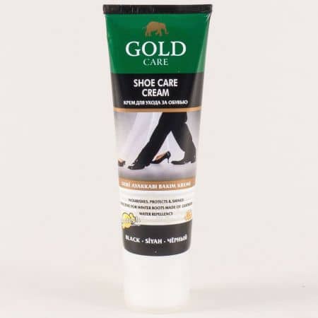 Крем боя за гладка кожа- GOLD CARE в черен цвят gc1004ch