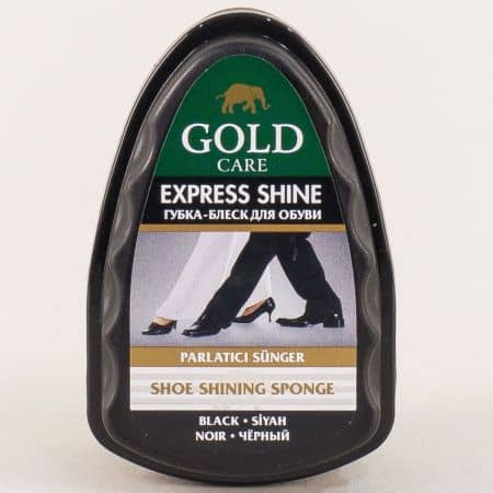 Черна полираща гъба за гладка кожа- GOLD CARE gc4013ch