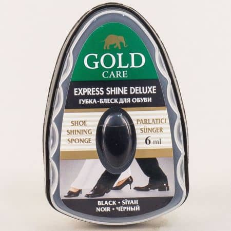 Полираща гъба за гладка кожа в черен цвят- GOLD CARE gc4017ch