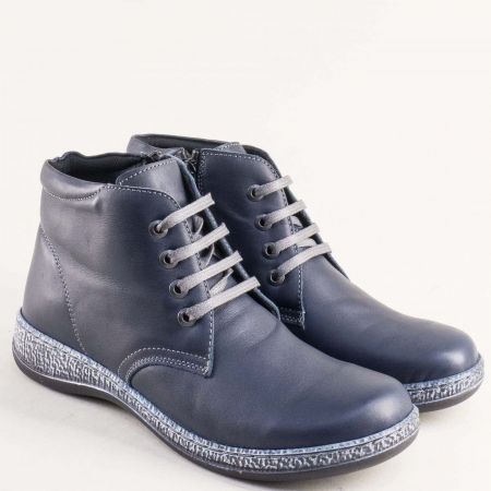 Сини анатомични дамски боти на олекотено ходило LORETTA l584336s1