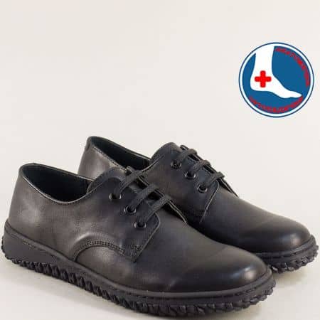 Дамски равни обувки в черен цвят l6877ch