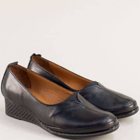 Дамски обувки естествена кожа черни m0882ch
