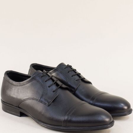 Елегантни мъжки обувки с връзки от естествена кожа ma2139ch