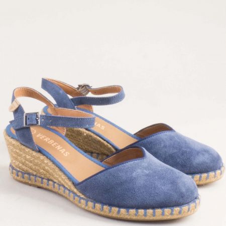 VERBENAS дамски сандали в модерен син цвят със затворени пръсти maggiens