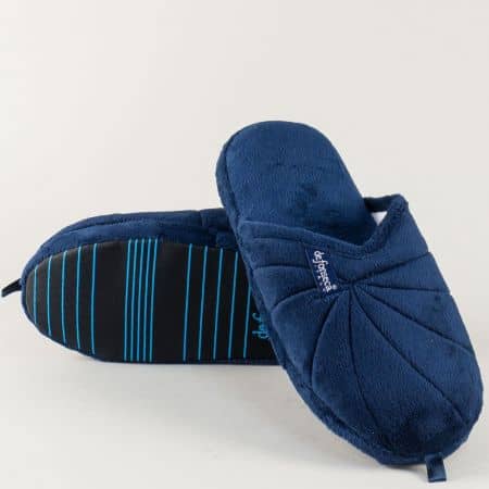 Дамско- юношески домашни чехли в тъмно син цвят milanots