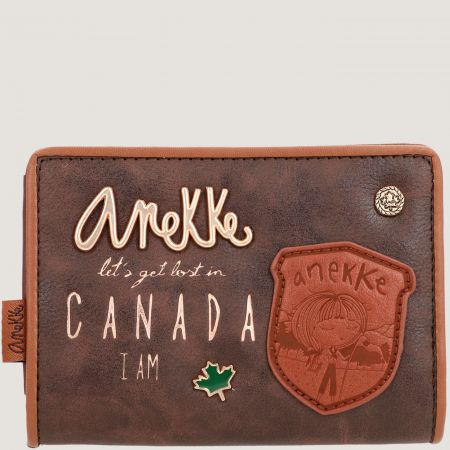 Кафяво дамско портмоне ANEKKE с две лица p35679-902