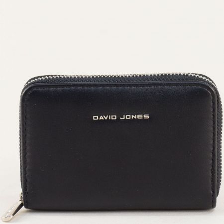 Дамско портмоне в черен цвят DAVID JONES p123910ch