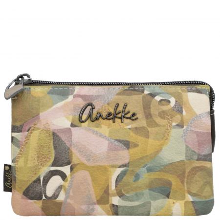 Дамски гъвкав портфейл ANEKKE със цветна щампа  p42729-015